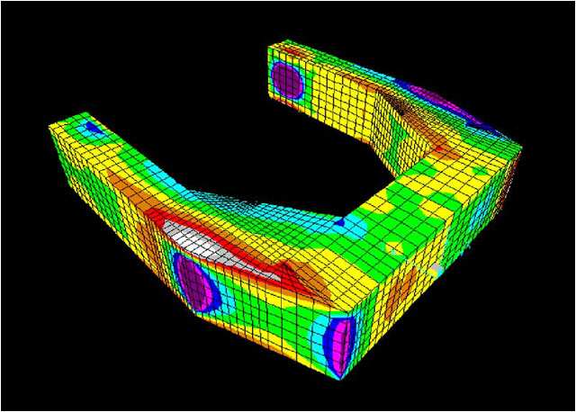 Stress and Frequency Analysis of our Equatorial Fork Arms