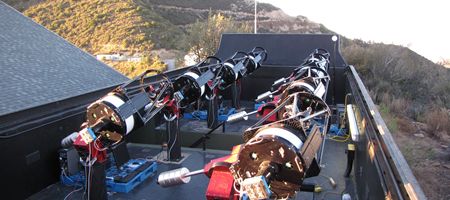 Eight RCOS 16" Carbon Truss Telescopes Participating with MEarth
